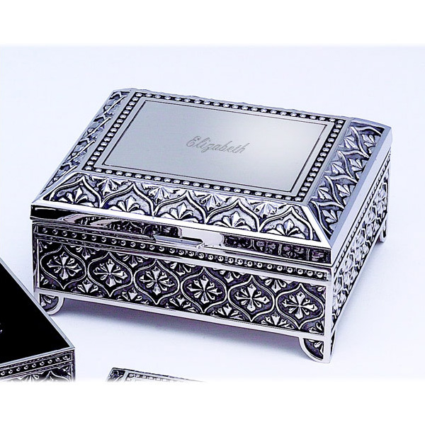 Custom Engraved Jewelry Box - Monogram, Name, Initial