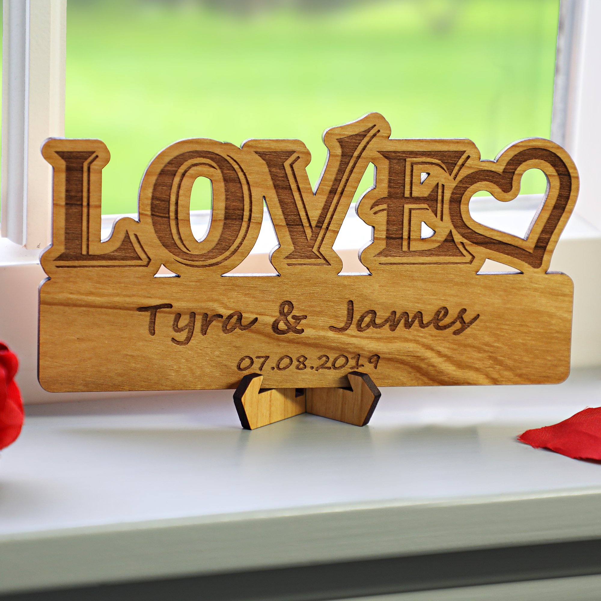 Personalised Wooden Engraved Plaque